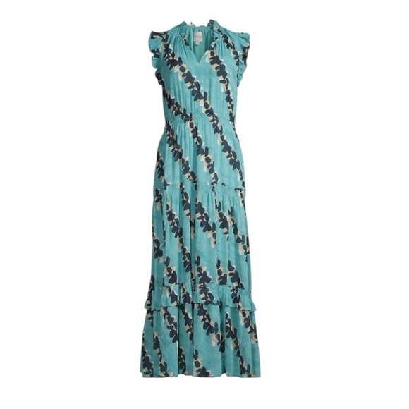 Nic+Zoe Rolling Reef Dress in Aqua Multi SZ 6 - Picture 2 of 9